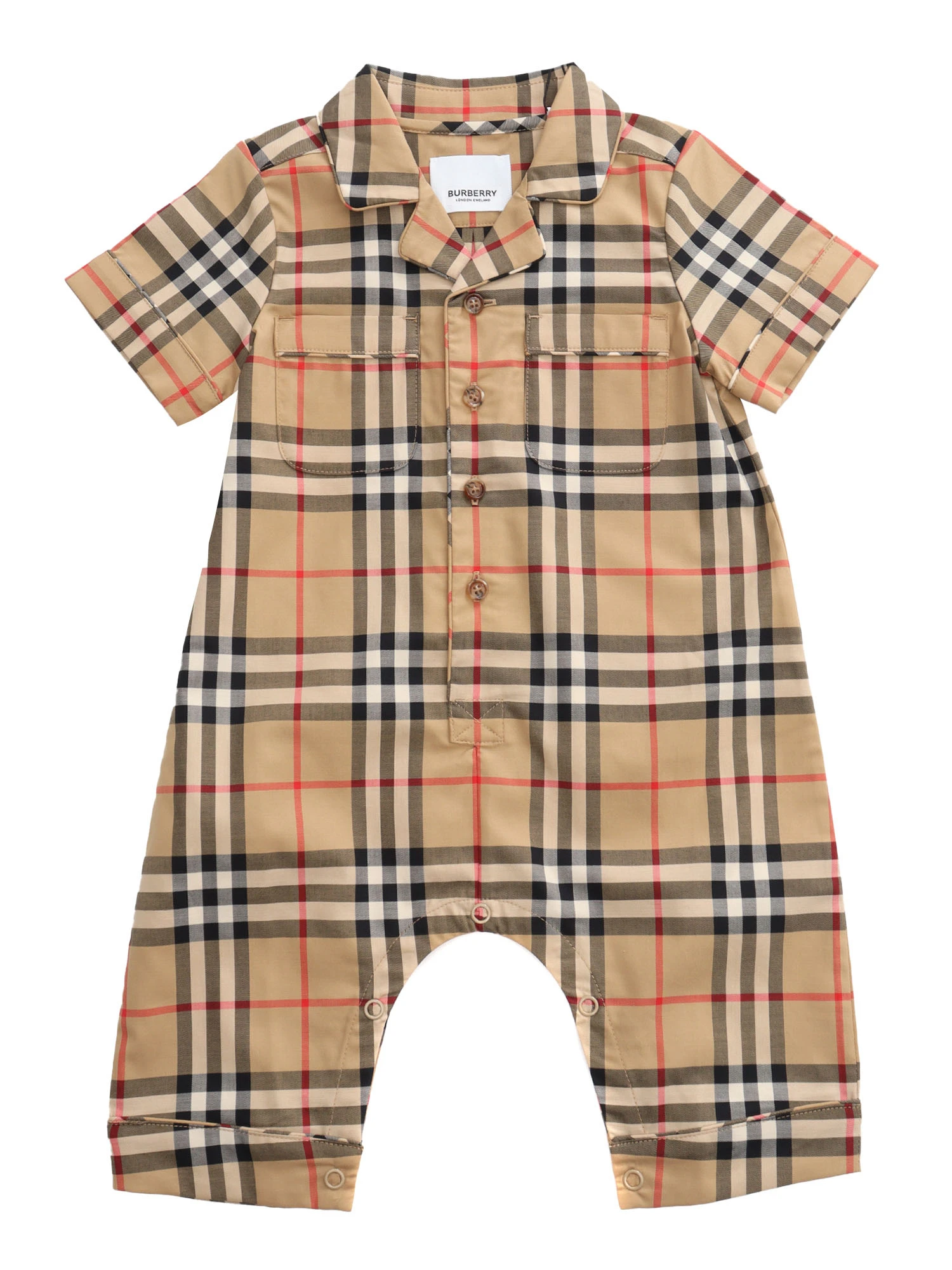 商品【商品预售7天】 Burberry|Burberry 男童套装 8062042 米白色,价格¥1033,第1张图片