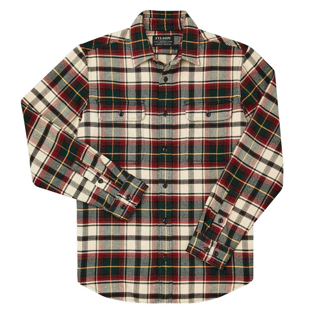 Filson Vintage Flannel Work Shirt Sand / Ironwood商品第1张图片规格展示