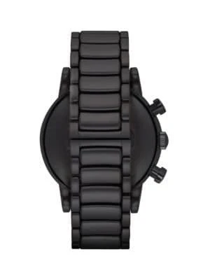 商品Emporio Armani|阿玛尼哑光黑-男士石英手表  ,价格¥1089,第2张图片详细描述