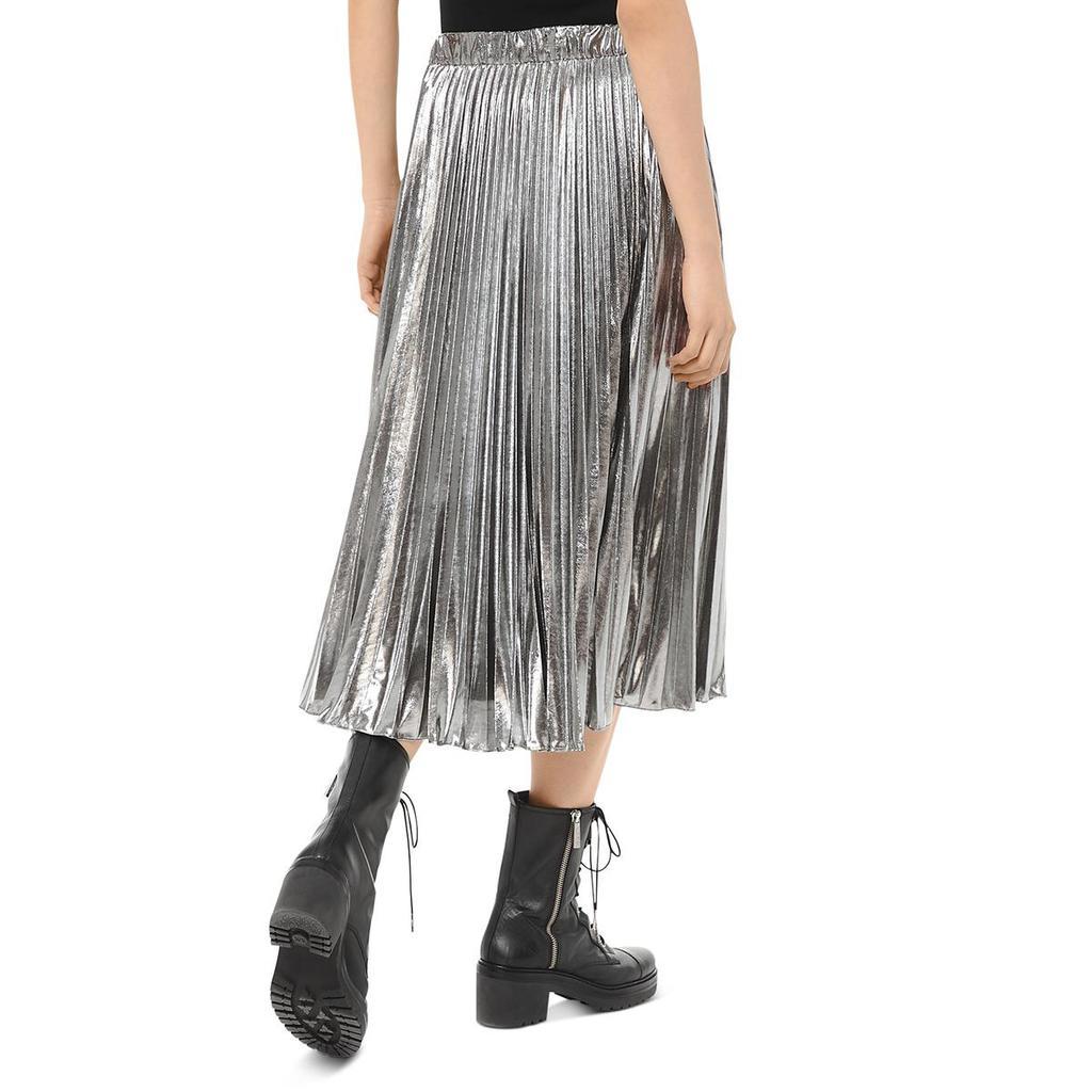 商品Michael Kors|MICHAEL Michael Kors Womens Foil Pleated Pleated Skirt,价格¥578,第4张图片详细描述