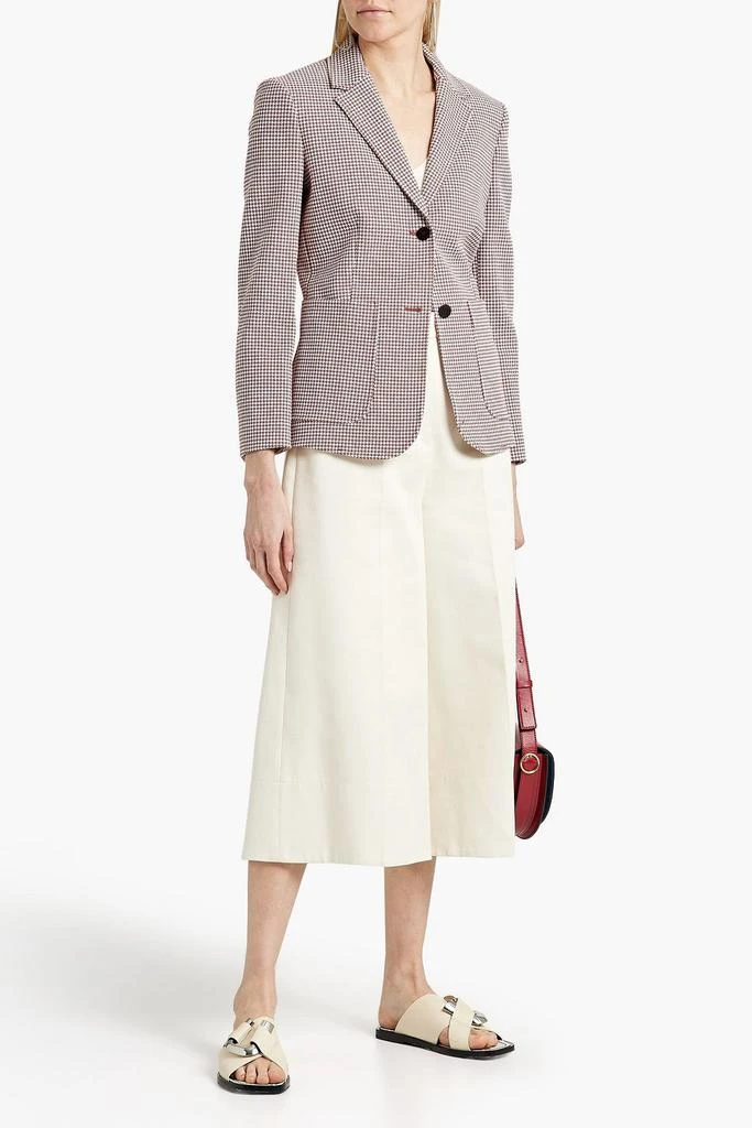 商品Theory|Houndstooth cotton-blend jacquard blazer,价格¥1067,第2张图片详细描述