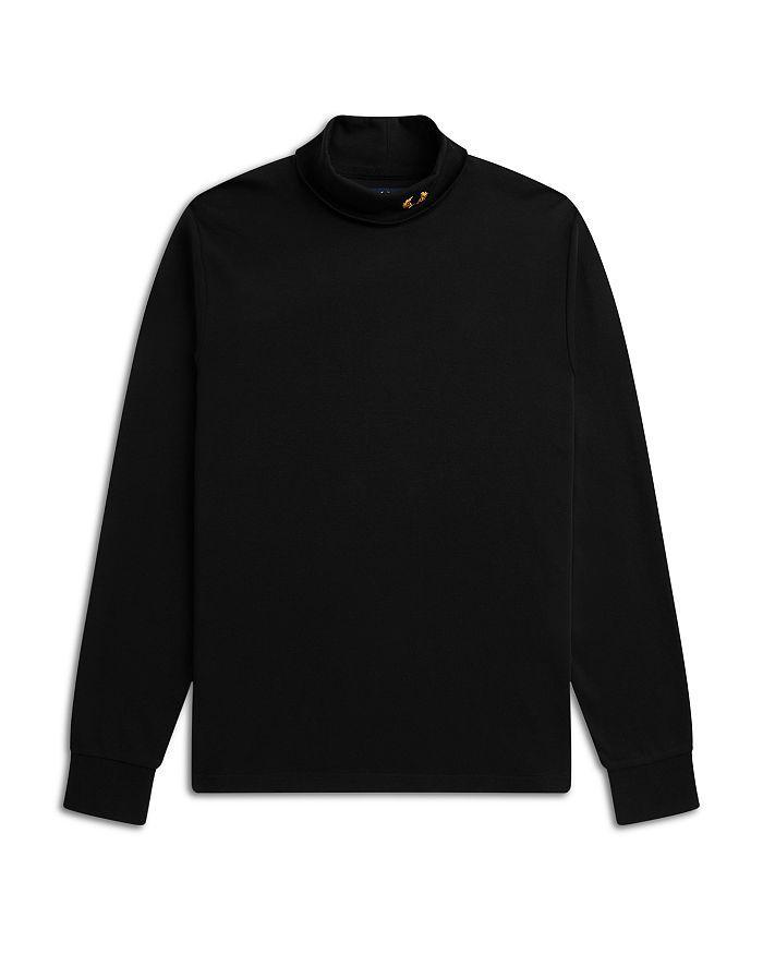 商品Fred Perry|Cotton Solid Regular Fit Long Sleeve Turtleneck Tee,价格¥699,第4张图片详细描述