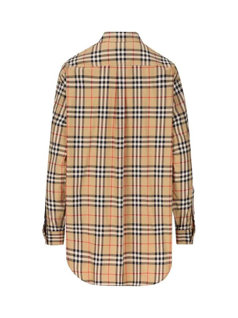 商品Burberry|Burberry Checked Buttoned Shirt,价格¥2798,第2张图片详细描述