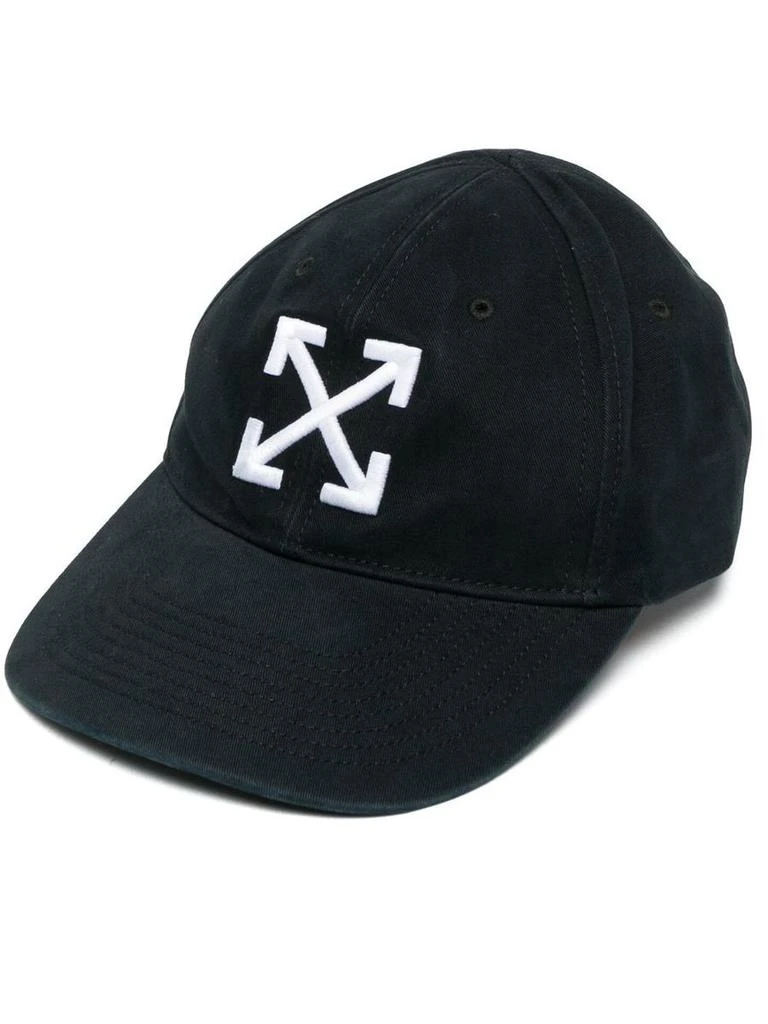 商品Off-White|OFF-WHITE Arrow cotton baseball cap,价格¥1229,第1张图片