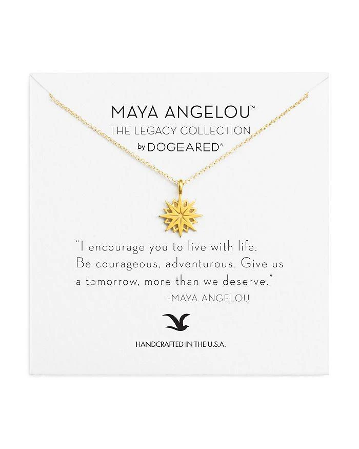 商品Dogeared|Maya Angelou Legacy Collection "I Encourage You" 项链-16",价格¥322,第1张图片