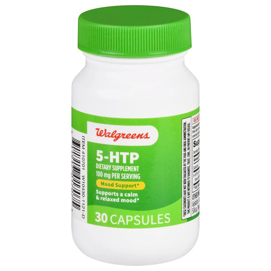 商品Walgreens|5-HTP 100 mg Capsules,价格¥104,第1张图片