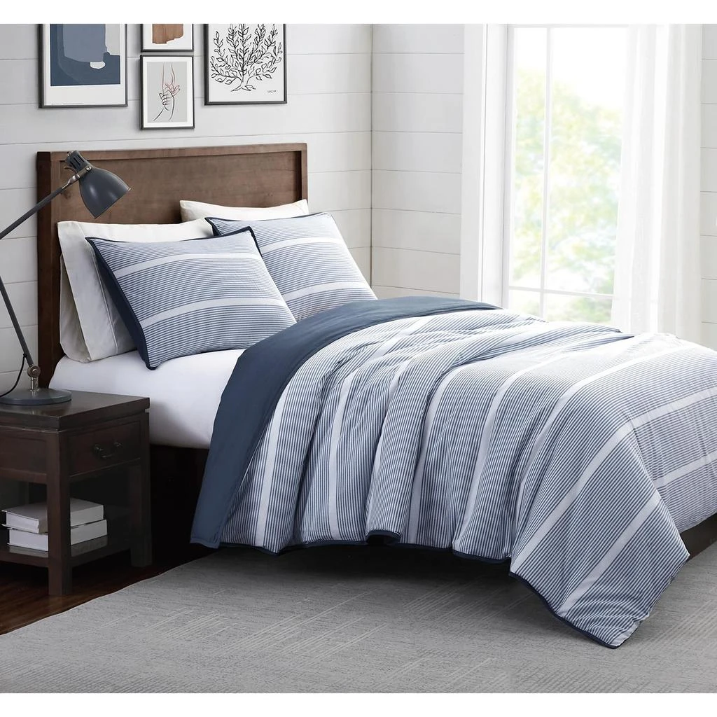 商品Brooklyn Loom|Niari Yarn Dye Stripe Comforter Set,价格¥605,第2张图片详细描述