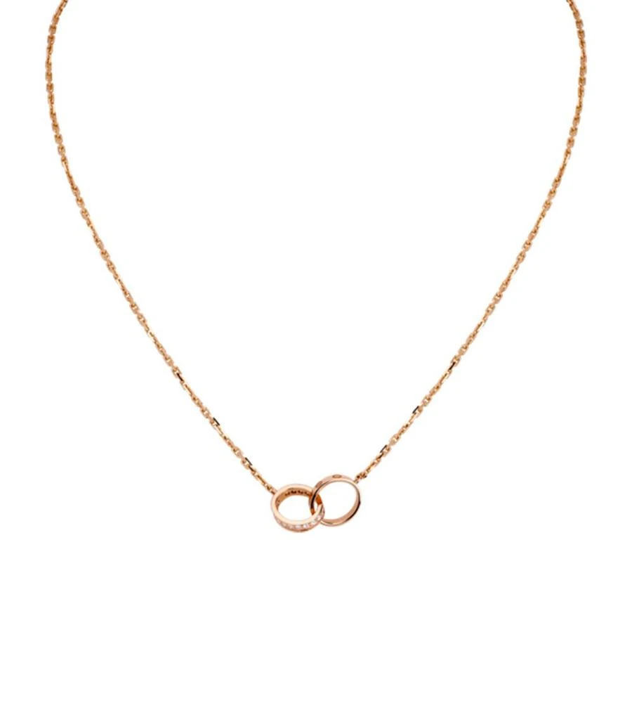 Rose Gold and Diamond LOVE Necklace 商品