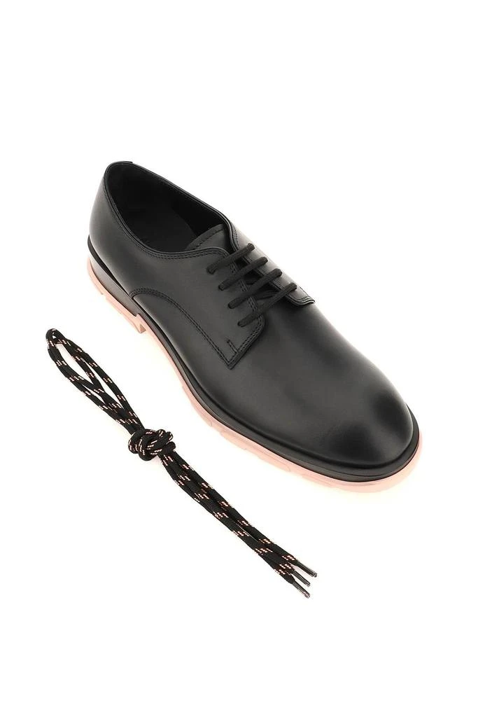 商品Alexander McQueen|SLIM TREAD LEATHER DERBY SHOES,价格¥4325,第4张图片详细描述