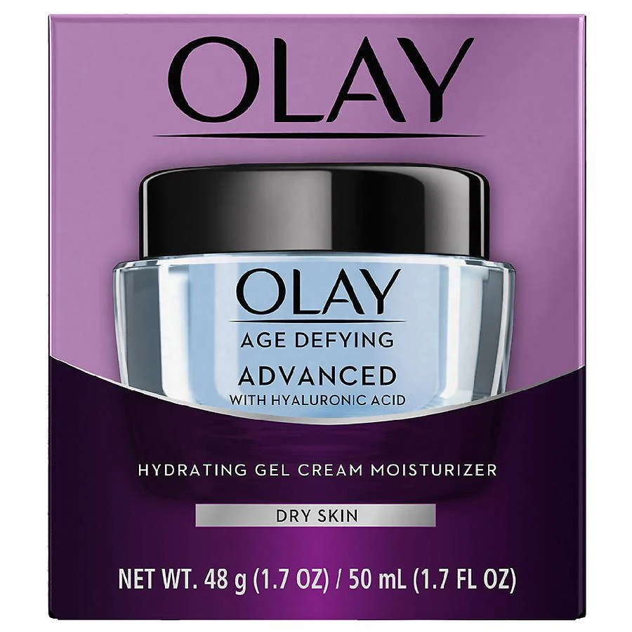 商品Olay|Olay Age Defying Advanced Hydrating Cream Gel Moisturizer with Hyaluronic Acid for Dry Skin,价格¥158,第1张图片