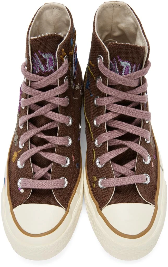 商品Converse|Brown Bandulu Edition Chuck 70 High Sneakers,价格¥903,第5张图片详细描述