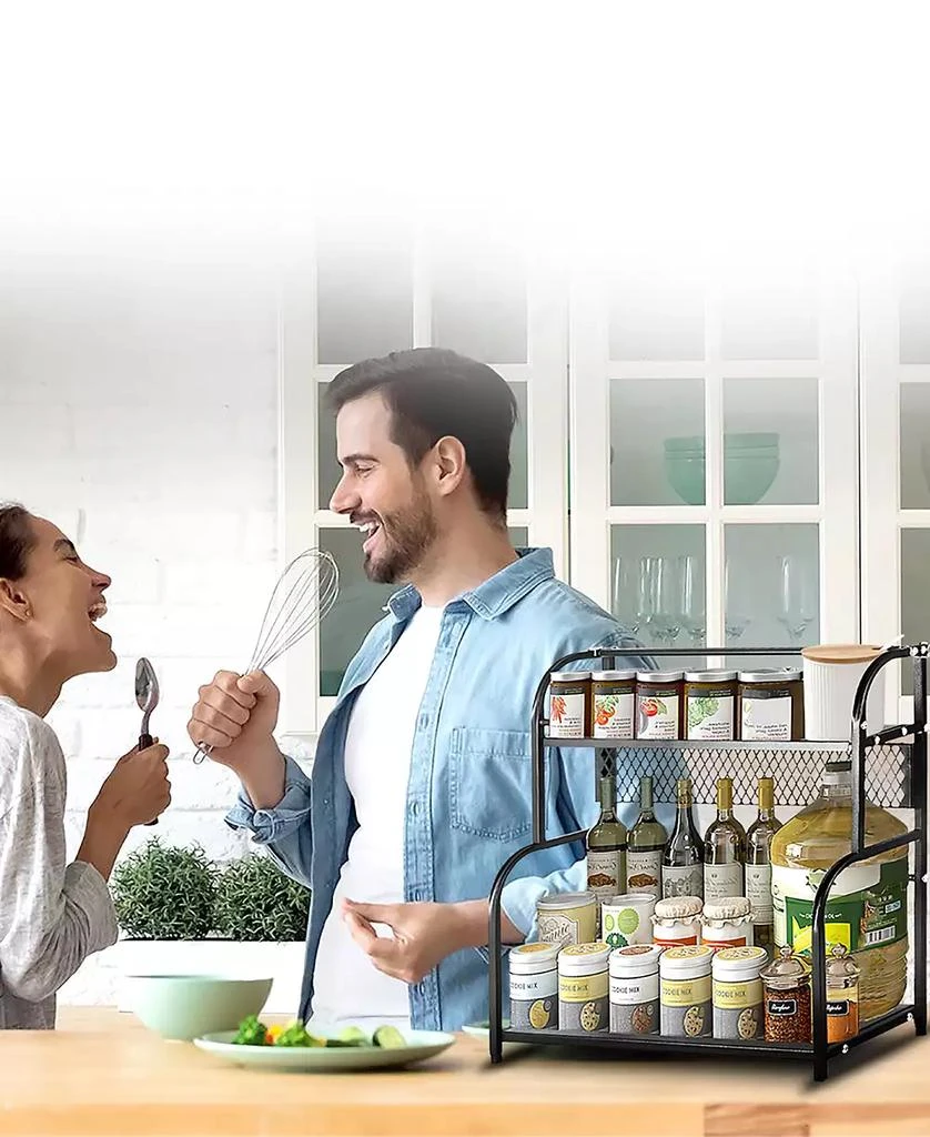 商品Cheer Collection|Kitchen organizer and Spice Rack,价格¥538,第5张图片详细描述