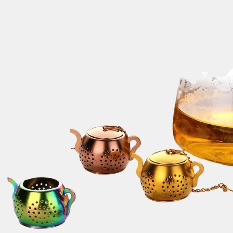 商品Vigor|Tea Infuser For Loose Tea Stainless Steel Reusable Strainer Filters Ball For Tea Steeper Flavoring Spices Seasonings Bulk In 3 Sets 3 PACK,价格¥272,第2张图片详细描述