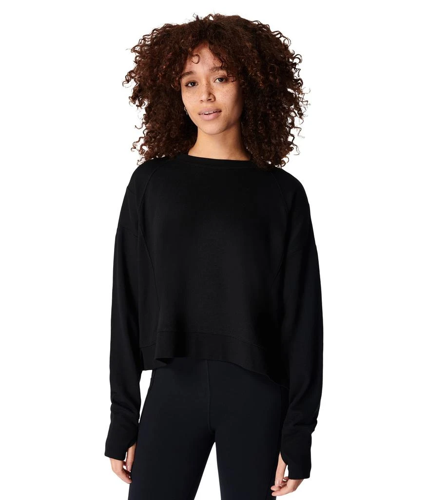 商品SWEATY BETTY|After Class Crop Sweatshirt,价格¥365,第1张图片
