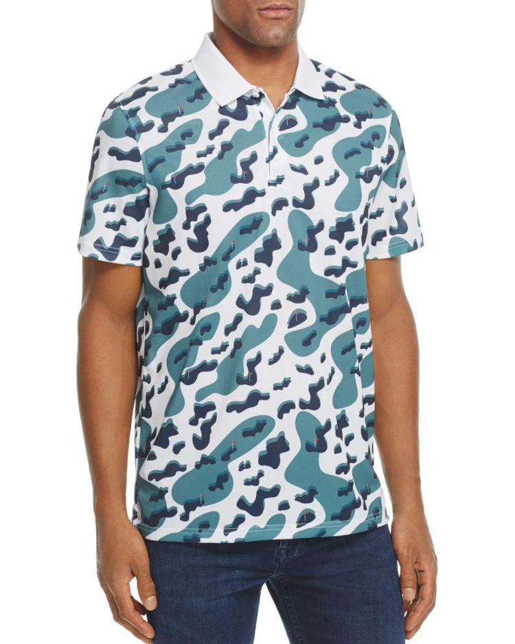 商品AG Green Label|Color Camouflage Short Sleeve Polo Shirt,价格¥1106,第1张图片