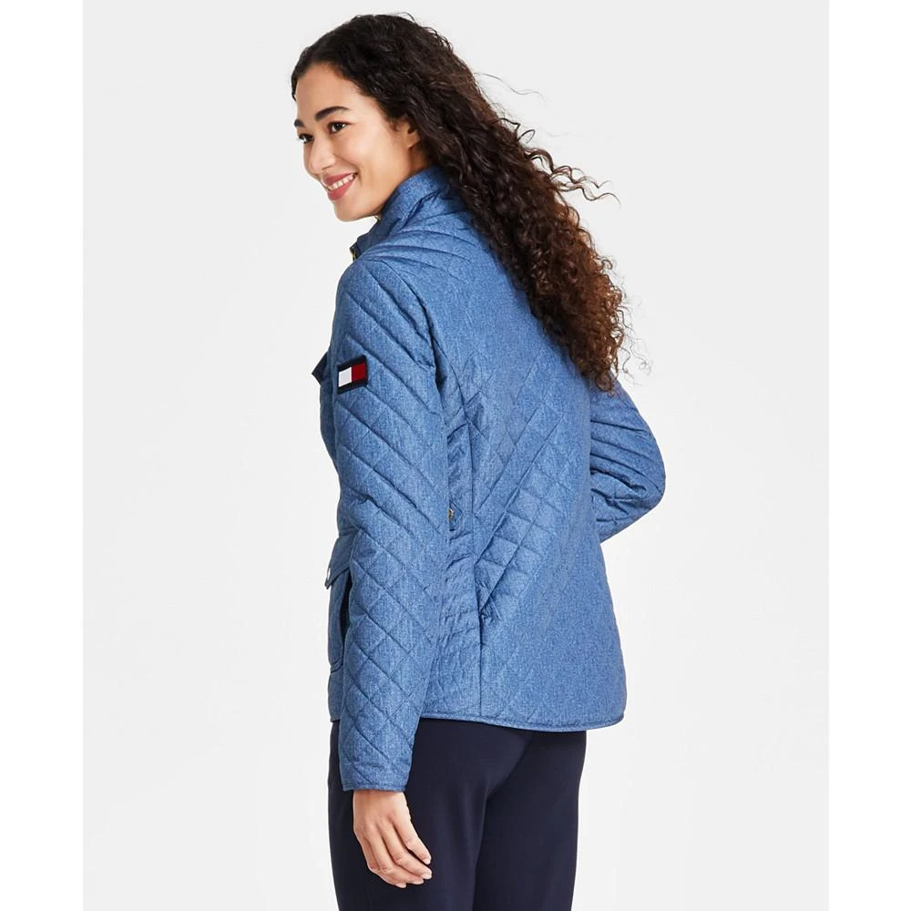 商品Tommy Hilfiger|Women's Jeanette Quilted Mandarin-Collar Jacket,价格¥367,第2张图片详细描述
