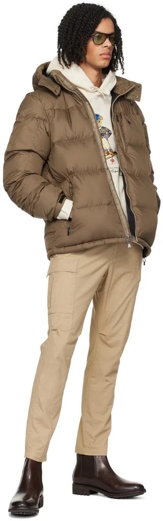 商品Ralph Lauren|Brown Quilted Down Jacket,价格¥2577,第4张图片详细描述