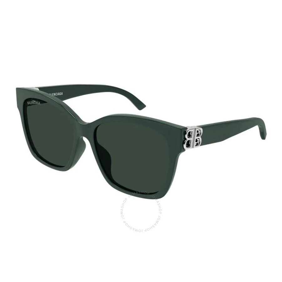 商品Balenciaga|Green Square Ladies Sunglasses BB0102SA 014 57,价格¥796,第1张图片
