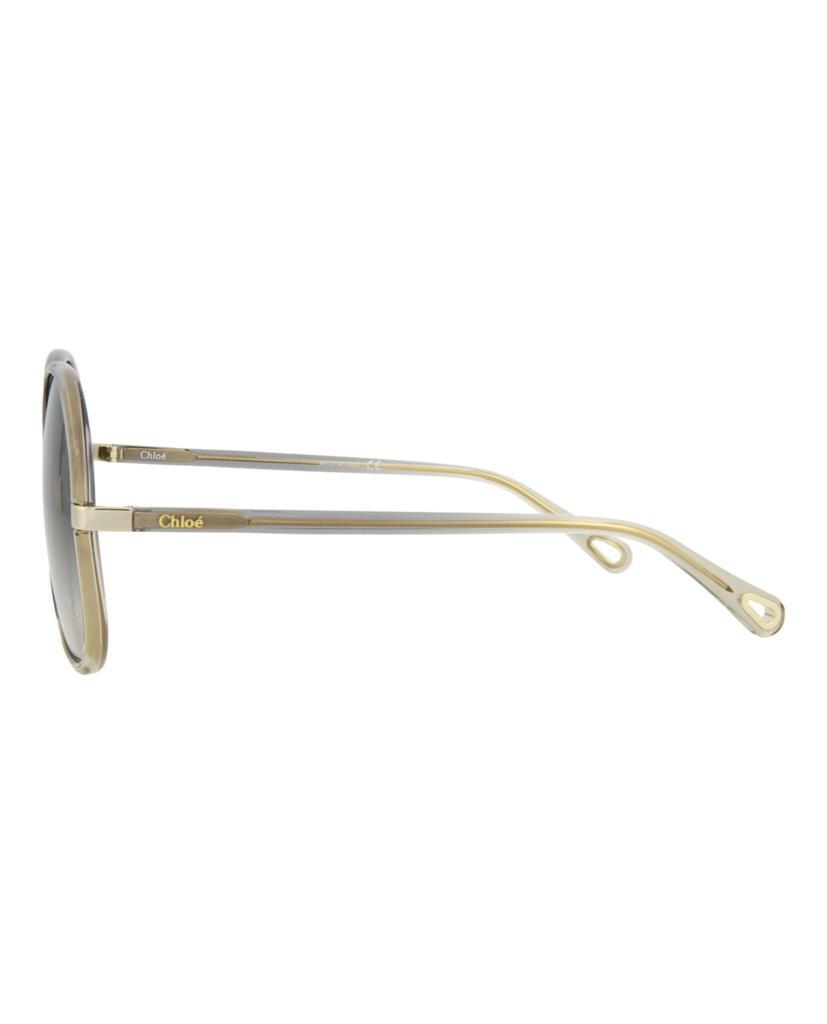 商品Chloé|Chloe Round-Frame Injection Sunglasses,价格¥917,第5张图片详细描述
