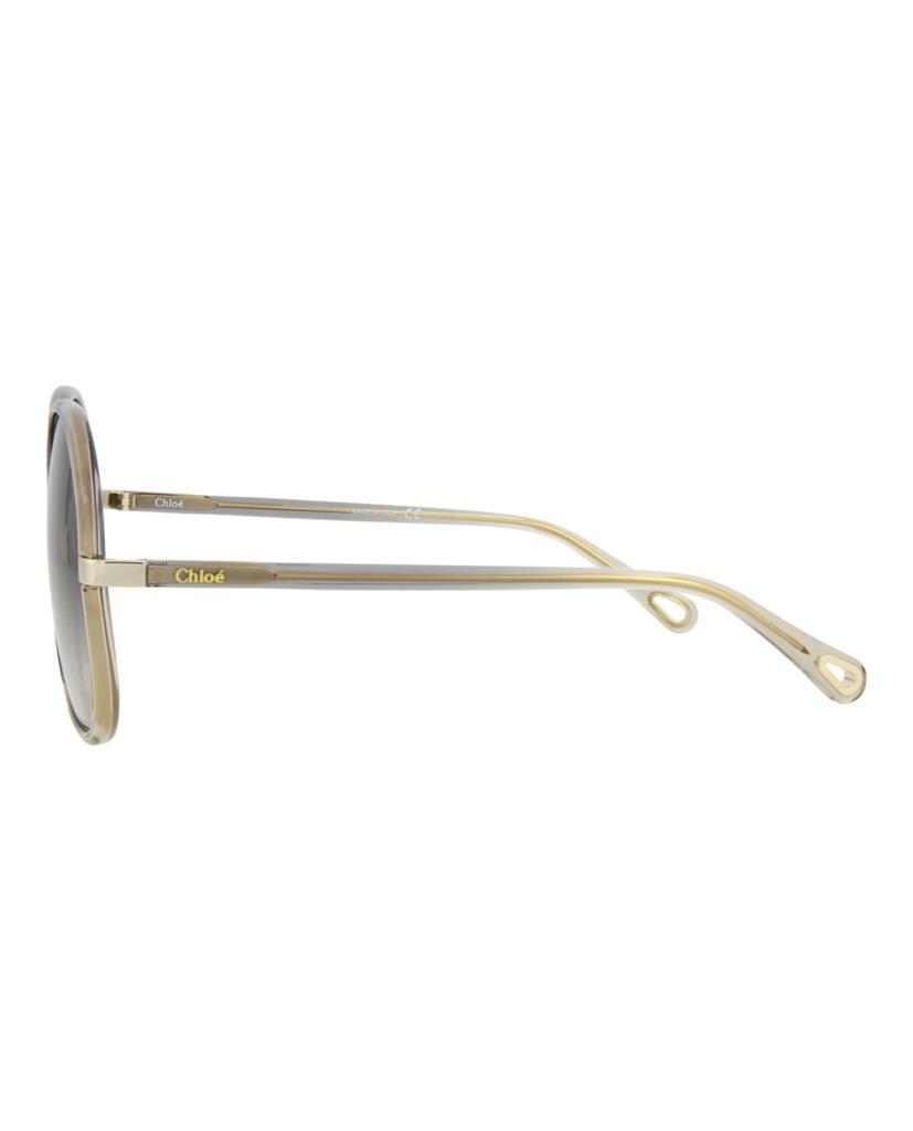 商品Chloé|Chloe Round-Frame Injection Sunglasses,价格¥917,第5张图片详细描述