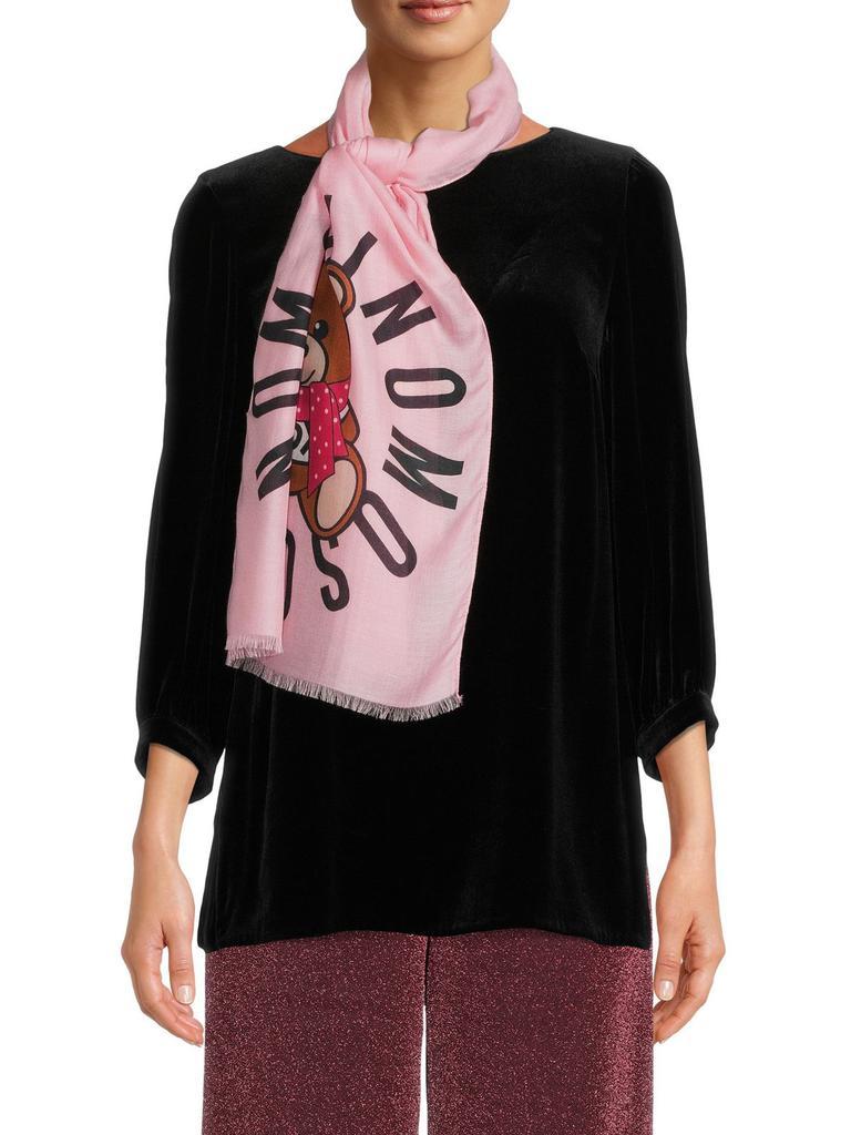 商品Moschino|Modal & Wool Scarf,价格¥659,第1张图片