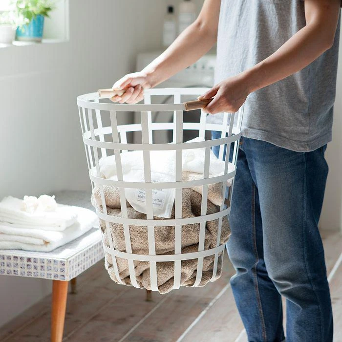 商品Yamazaki|Tosca Round Laundry Basket,价格¥540,第3张图片详细描述