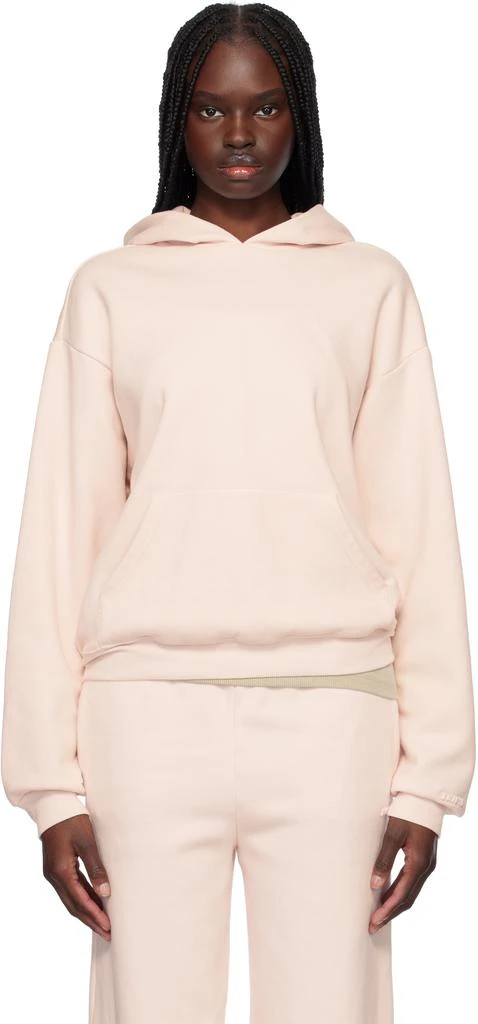 商品SKIMS|Pink Cotton Fleece Classic Hoodie,价格¥333,第1张图片详细描述