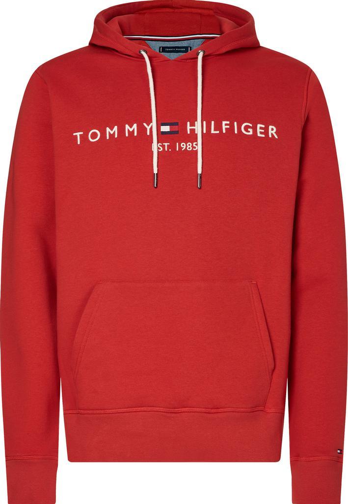 商品Tommy Hilfiger|Tommy Hilfiger Logo Hoodie Red MW0MW11599 XNJ,价格¥940,第1张图片