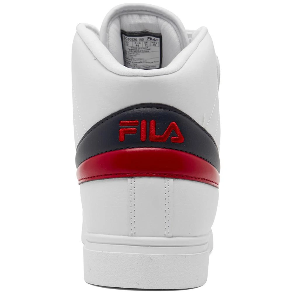 商品Fila|Men's Vulc 13 Mid Plus Casual Sneakers from Finish Line,价格¥290,第4张图片详细描述