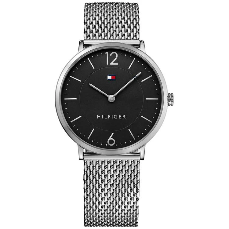 商品Tommy Hilfiger|Men's Slim Sophisticated Sport Stainless Steel Mesh Bracelet Watch 40mm 1710355,价格¥758,第1张图片