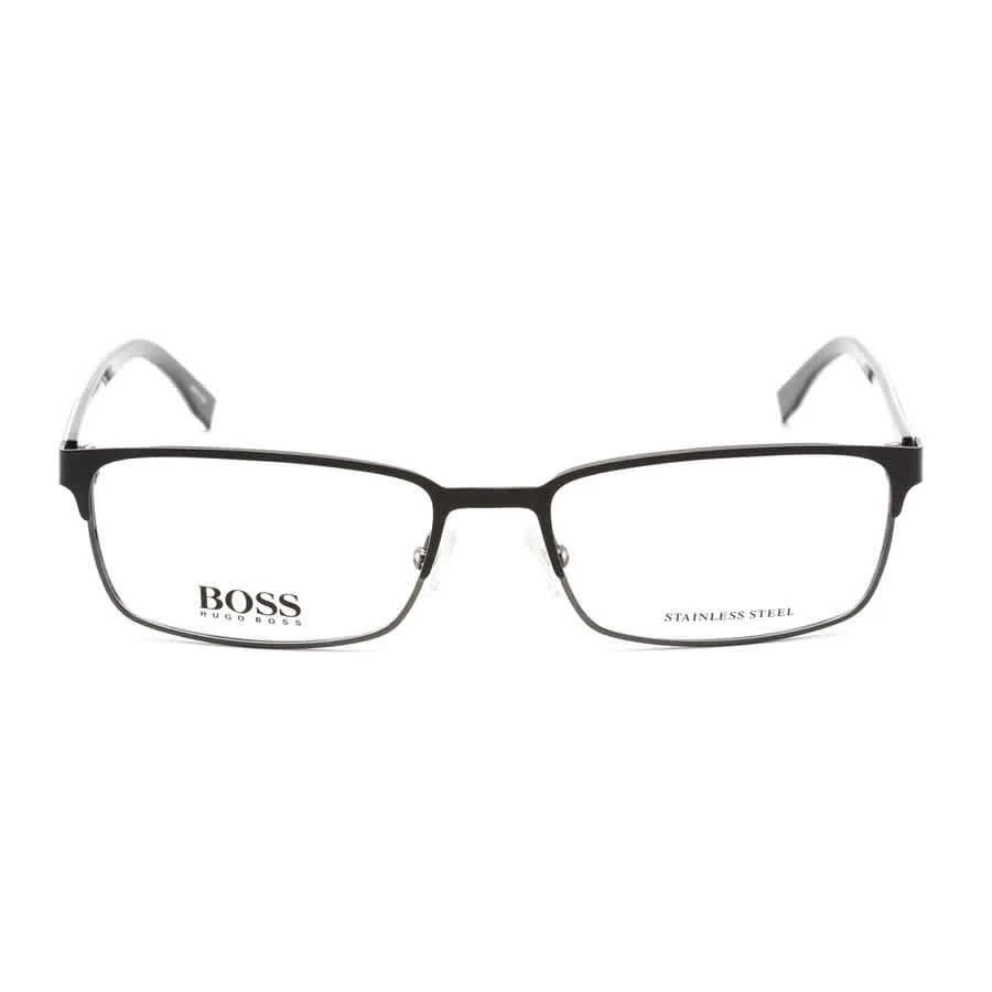 商品Hugo Boss|Demo Rectangular Men's Eyeglasses BOSS 0766 0QIL 55,价格¥366,第2张图片详细描述