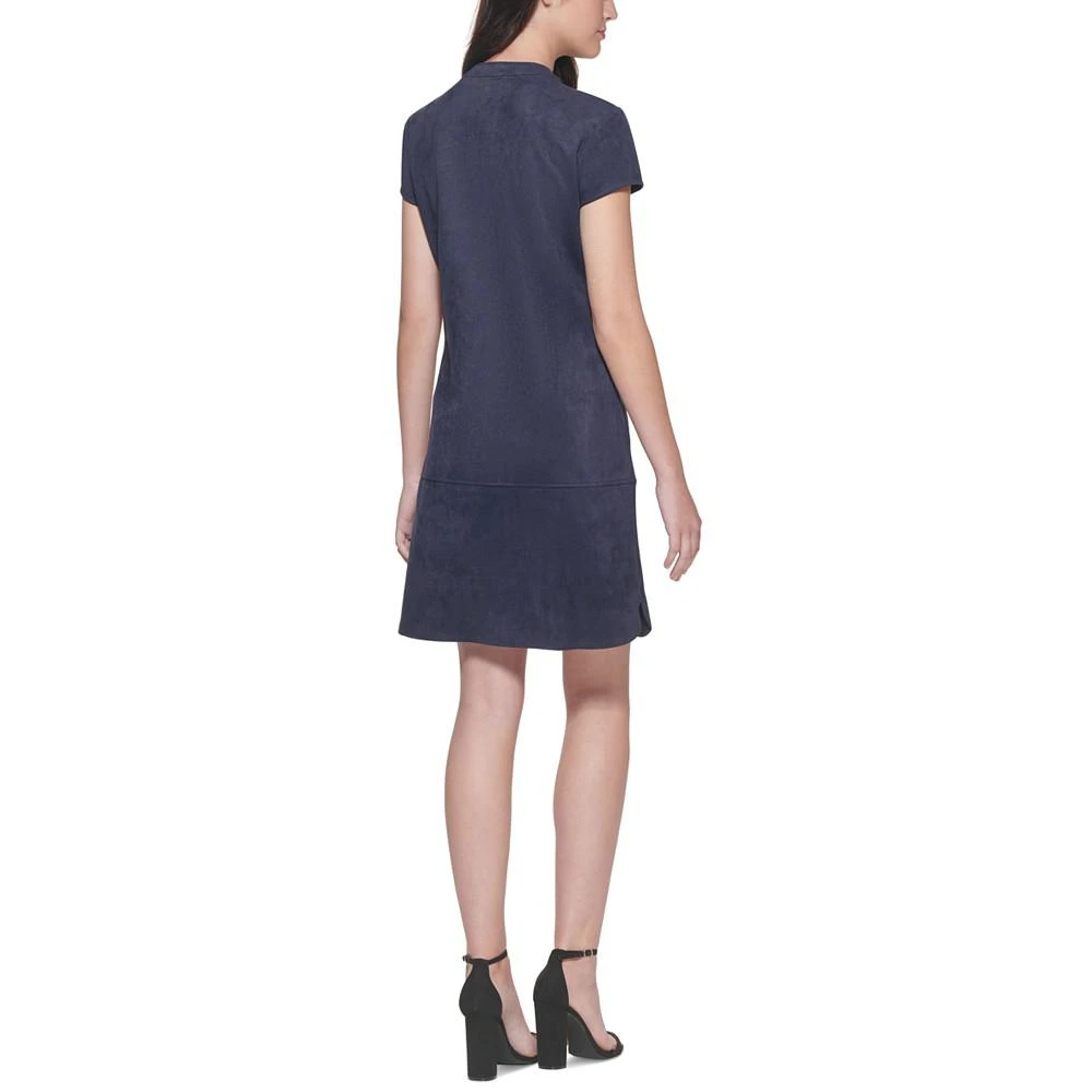 商品Kensie|Faux-Suede Shift Dress,价格¥353,第2张图片详细描述