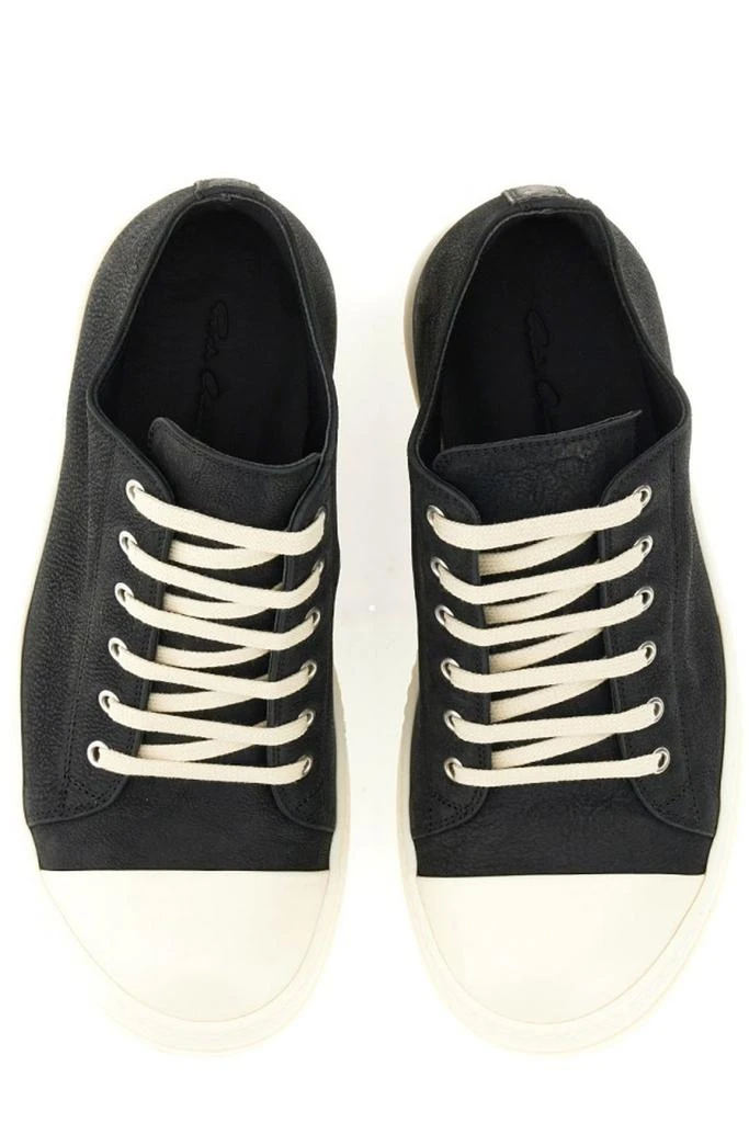 商品Rick Owens|Rick Owens Round-Toe Lace-Up Sneakers,价格¥6136,第5张图片详细描述