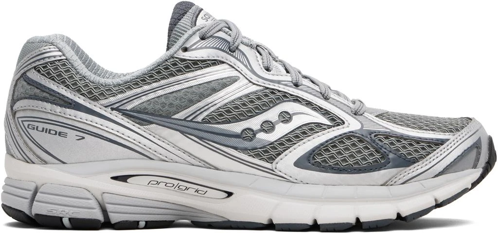 商品Saucony|灰色 & 银色 ProGrid Guide 7 运动鞋,价格¥1269,第1张图片