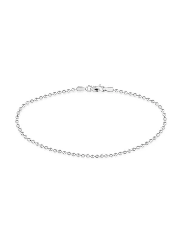 商品Saks Fifth Avenue|14K White Gold Beaded Bracelet,价格¥4360,第1张图片