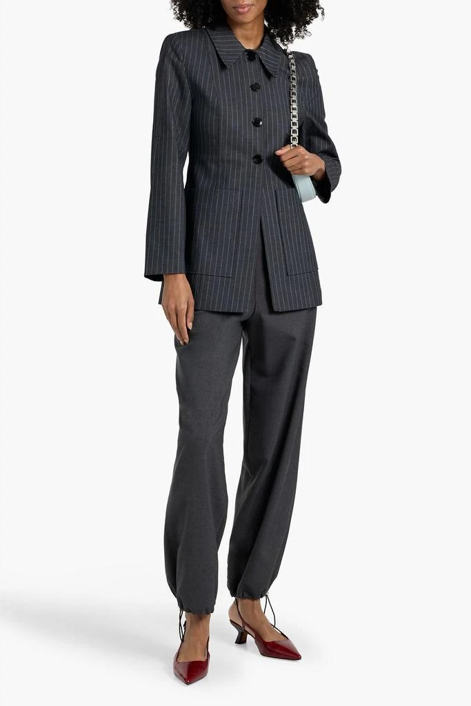 商品Ganni|Pinstriped twill blazer,价格¥1420,第2张图片详细描述