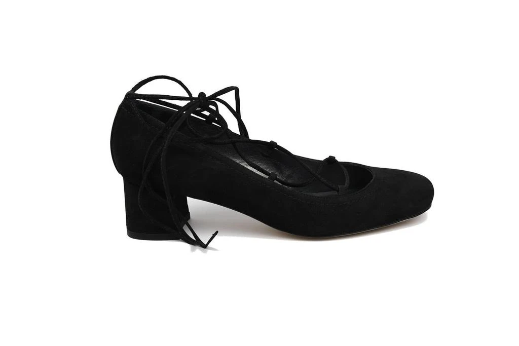 商品Stuart Weitzman|Stuart Weitzman Black Cordon Lace up Mid 50,价格¥1884,第2张图片详细描述