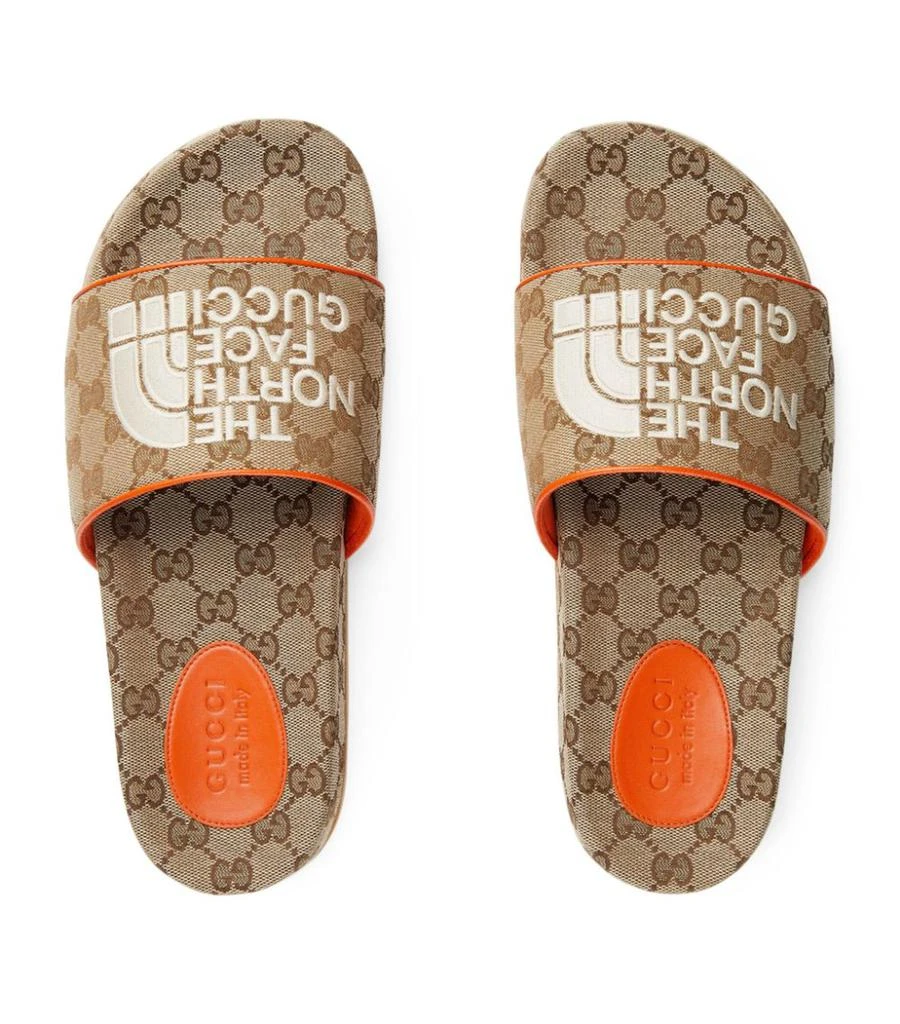 商品Gucci|x The North Face GG Slides,价格¥4206,第3张图片详细描述