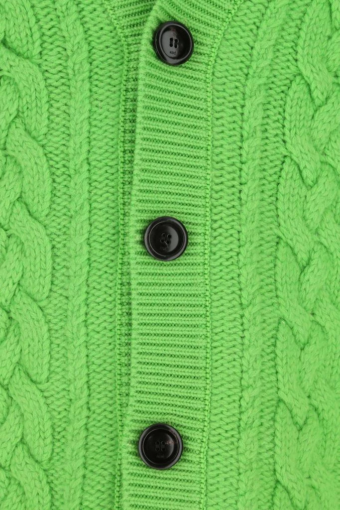 商品AMI|Acid green wool cardigan,价格¥3329,第2张图片详细描述