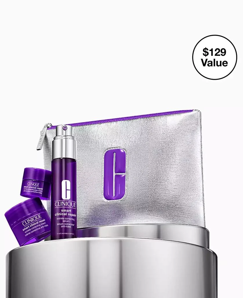 商品Clinique|Wrinkle-Fighting Routine Skin Care Gift Set,价格¥622,第2张图片详细描述