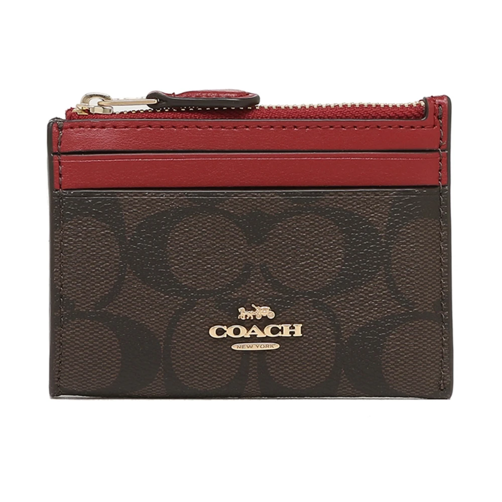 商品Coach|COACH 深棕色女士卡夹 88208IMRVQ,价格¥452,第1张图片