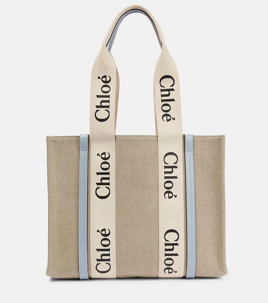 商品Chloé|Woody M号帆布托特包,价格¥8700,第1张图片