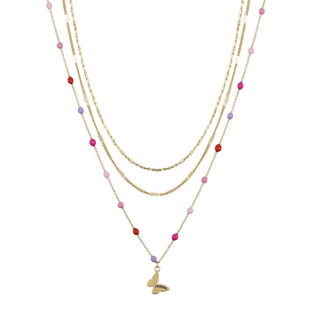 商品Unwritten|14K Gold Flash-Plated Butterfly  Necklace Set,价格¥150,第1张图片