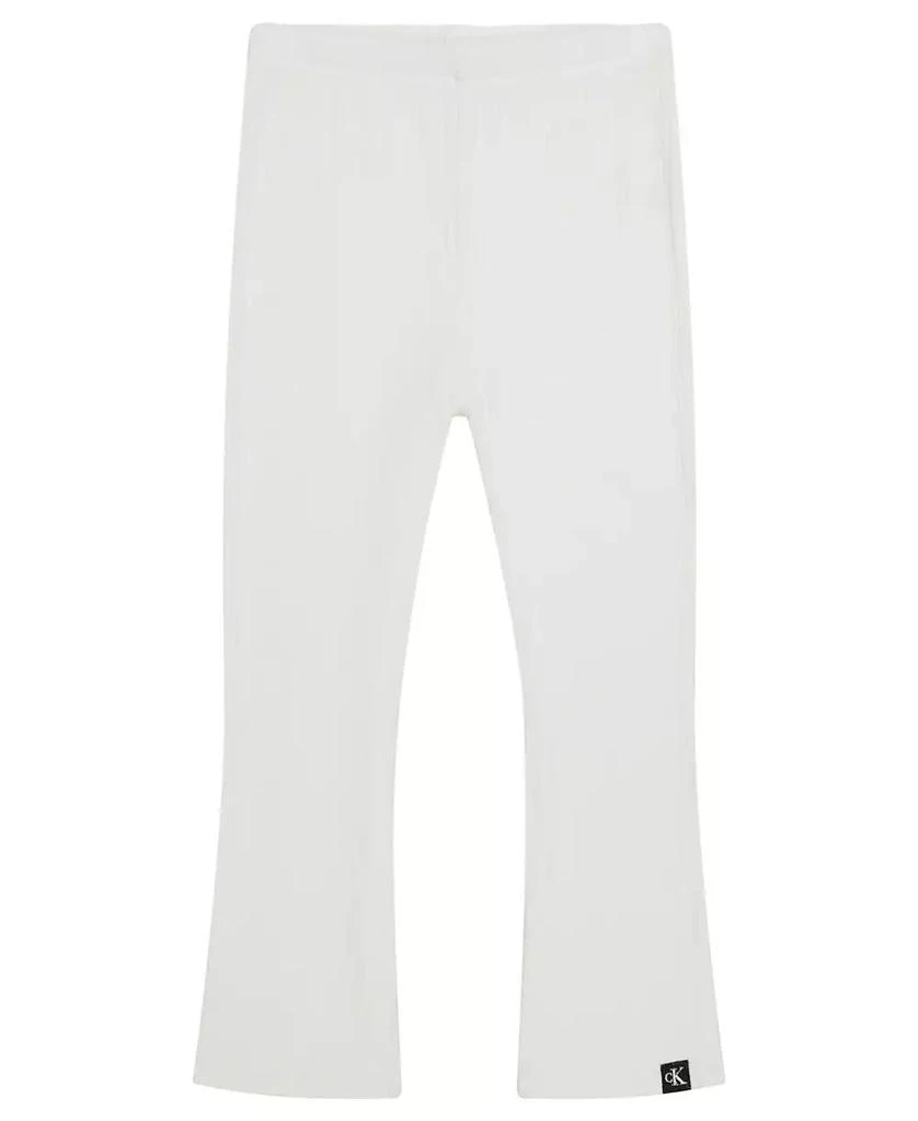 商品Calvin Klein|Big Girls High Waist Kick Flare Cozy Pant,价格¥119,第1张图片