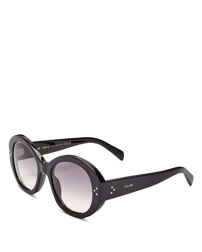 商品Celine|Bold 3 Dots Round Sunglasses, 53mm,价格¥3305,第1张图片