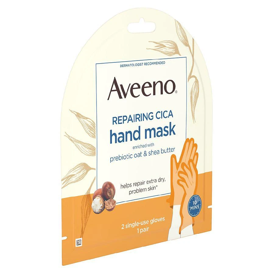商品Aveeno|Repairing Cica Hand Mask, Oat & Shea Butter,价格¥33,第3张图片详细描述