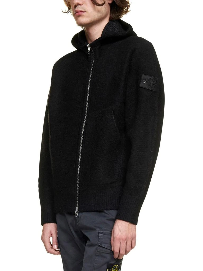 商品Stone Island|Stone Island Shadow Project Logo Patch Zip-Up Hoodie,价格¥4819,第4张图片详细描述