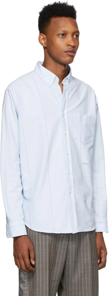 商品Noah|Blue Wide Stripe Oxford Shirt上衣,价格¥664,第2张图片详细描述