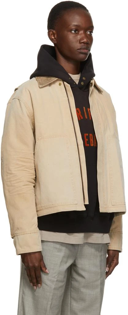 商品Fear of god|Beige Canvas Work Jacket,价格¥6562,第2张图片详细描述