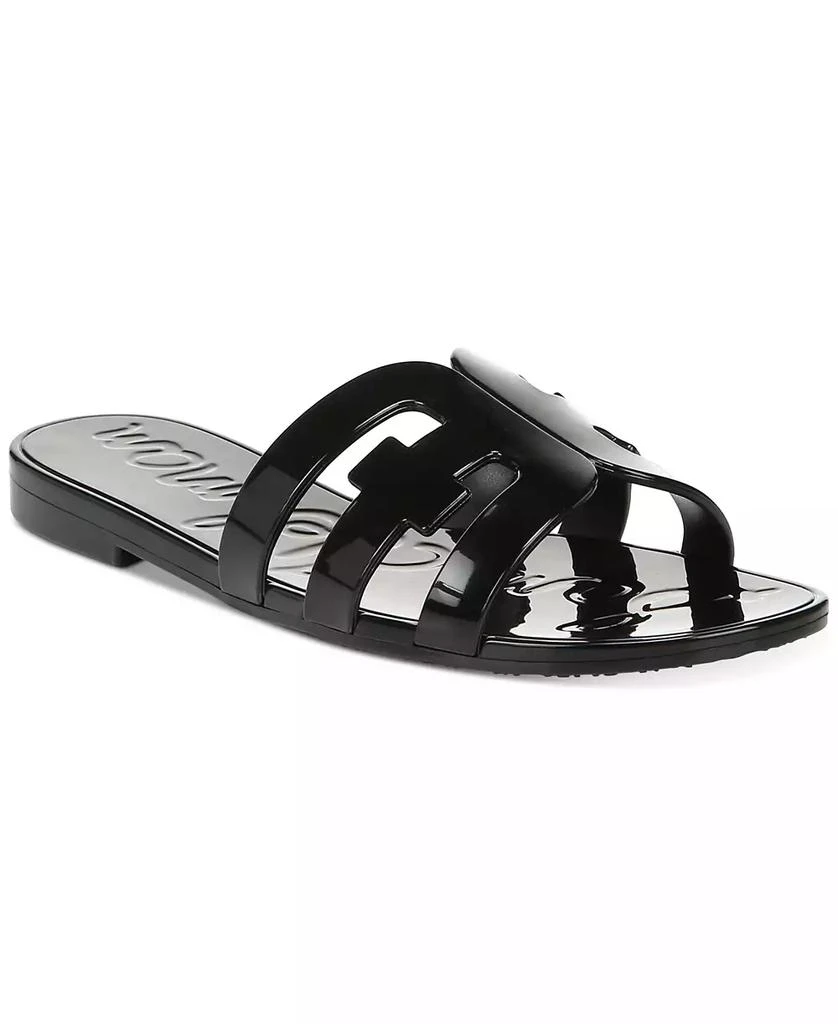 商品Sam Edelman|Women's Bay Logo Emblem Jelly Slide Sandals,价格¥460,第1张图片